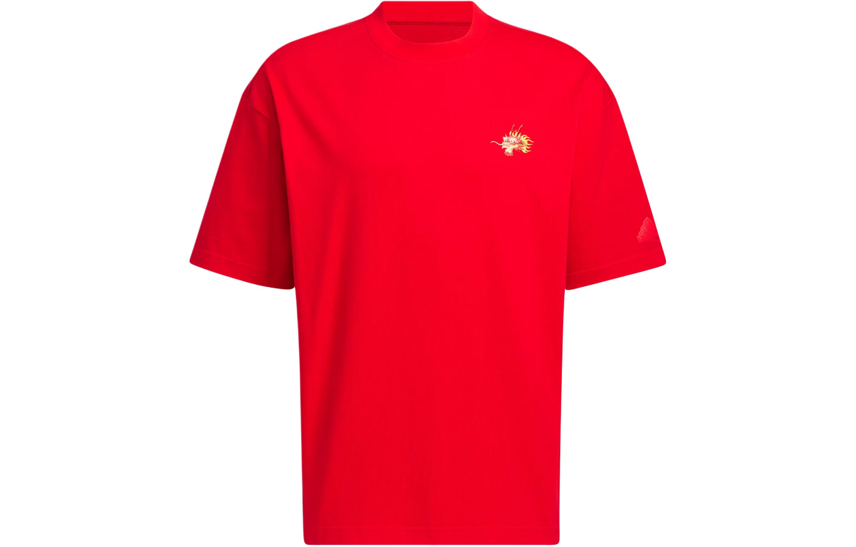 Футболка Adidas Men's Light Scarlet из серии Китайского Нового Года Год Дракона — фото 2