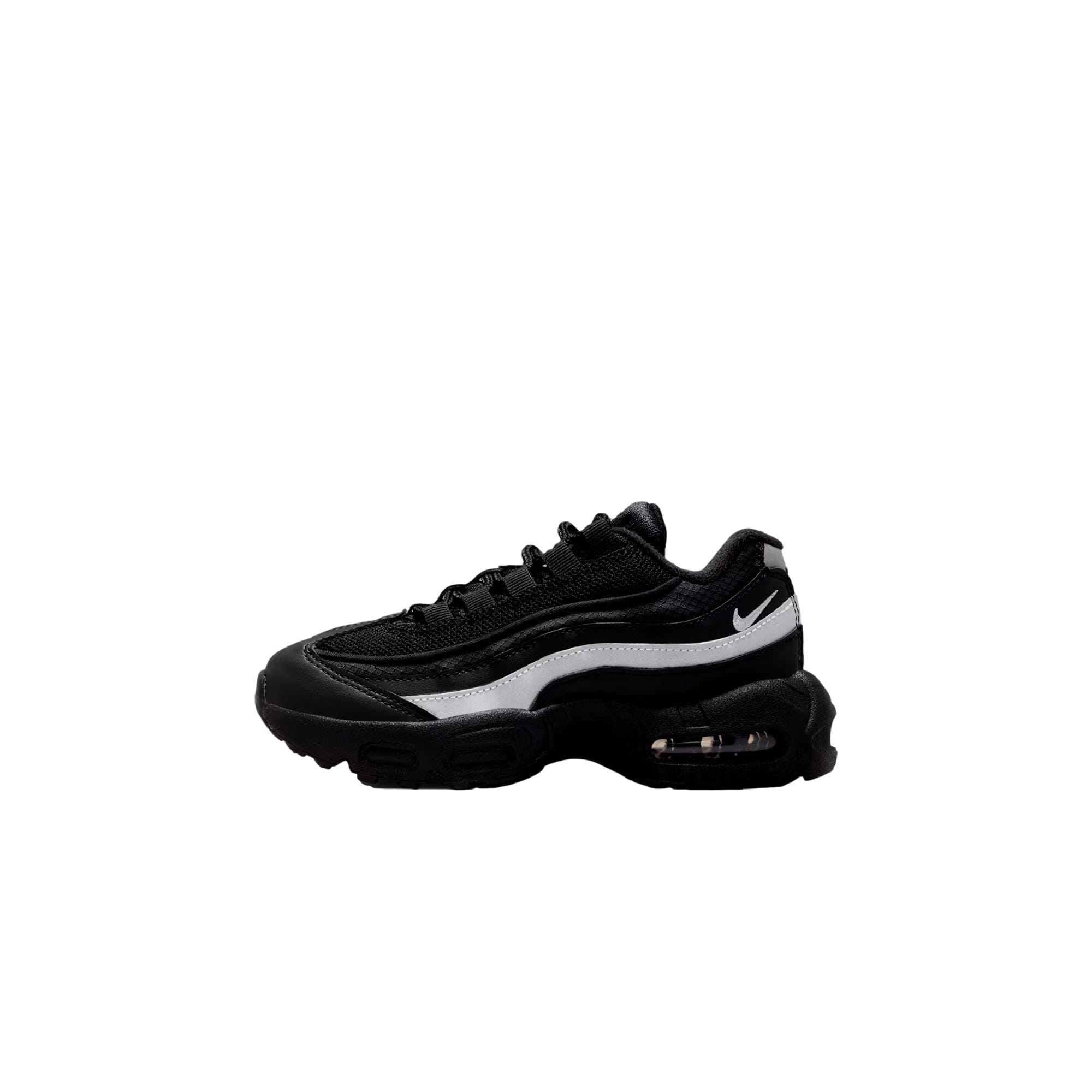 

Детские кроссовки Nike Air Max 95 Recraft Leather Black/Metallic Silver - Black HQ6364-013