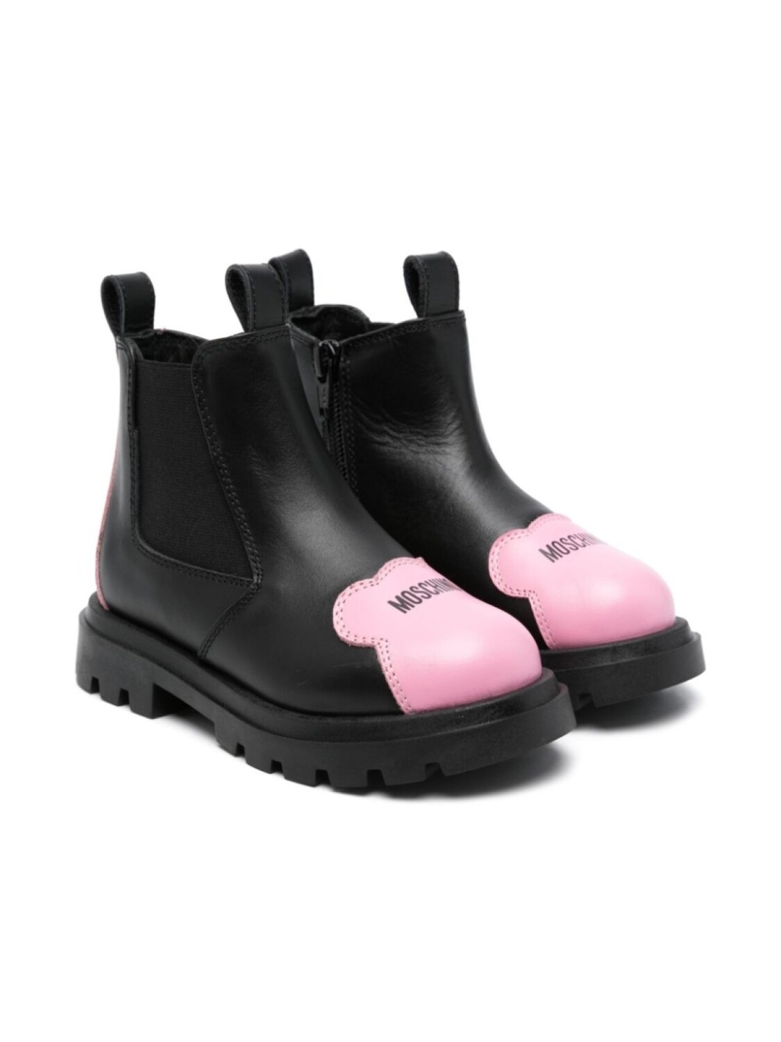

Ботильоны Moschino Kids Beatles, черный