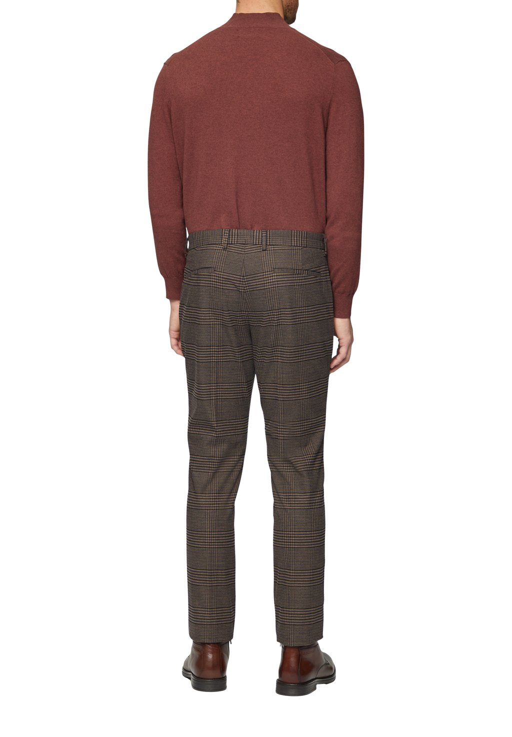 

Костюмные брюки PURE KARIERTE IM SLIM FIT s.Oliver BLACK LABEL, светло-коричневый