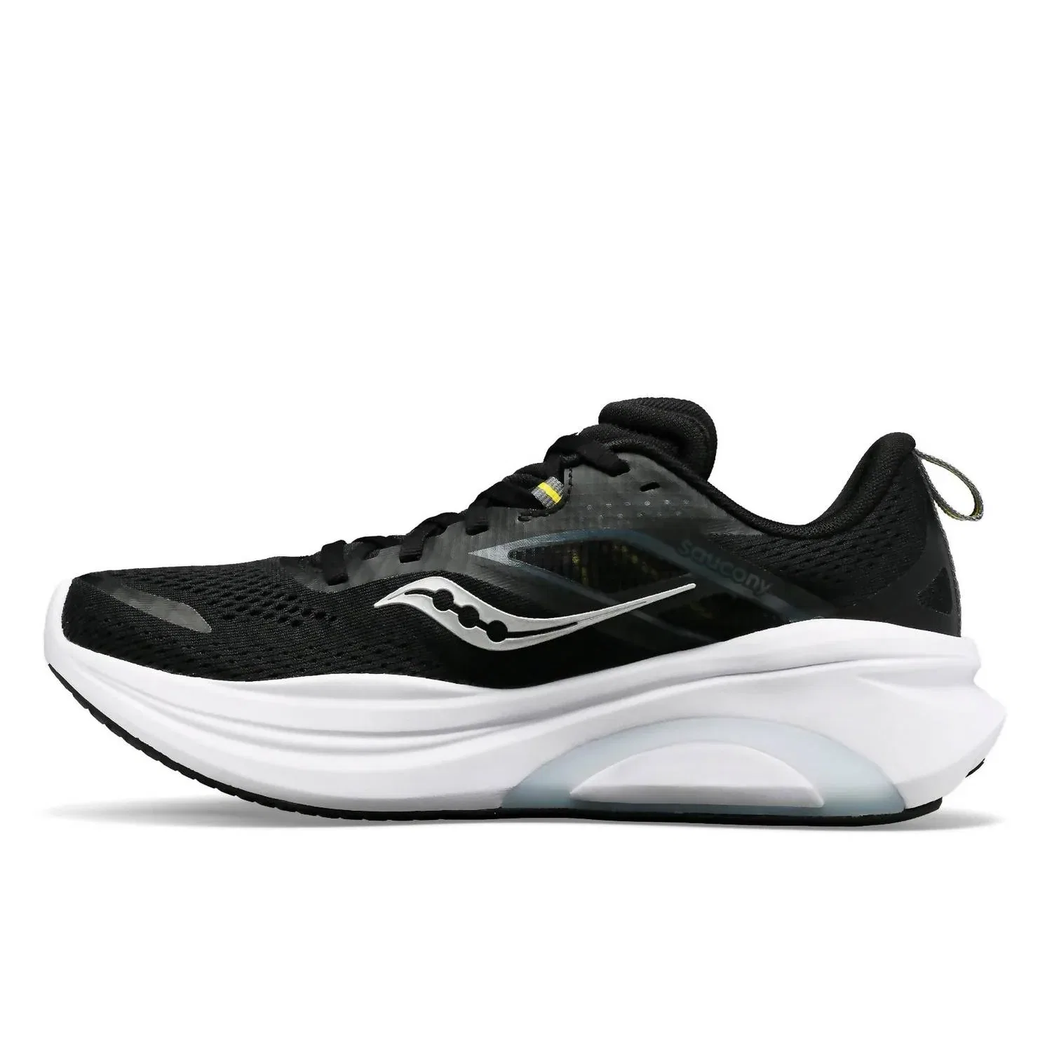 SAUCONY Мужские беговые кроссовки Omni 22, черные | белые — фото 3