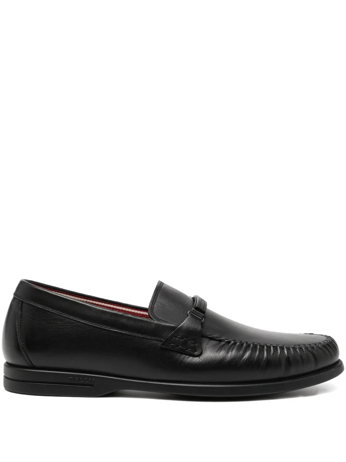 Лоферы с пряжками Bally, черный