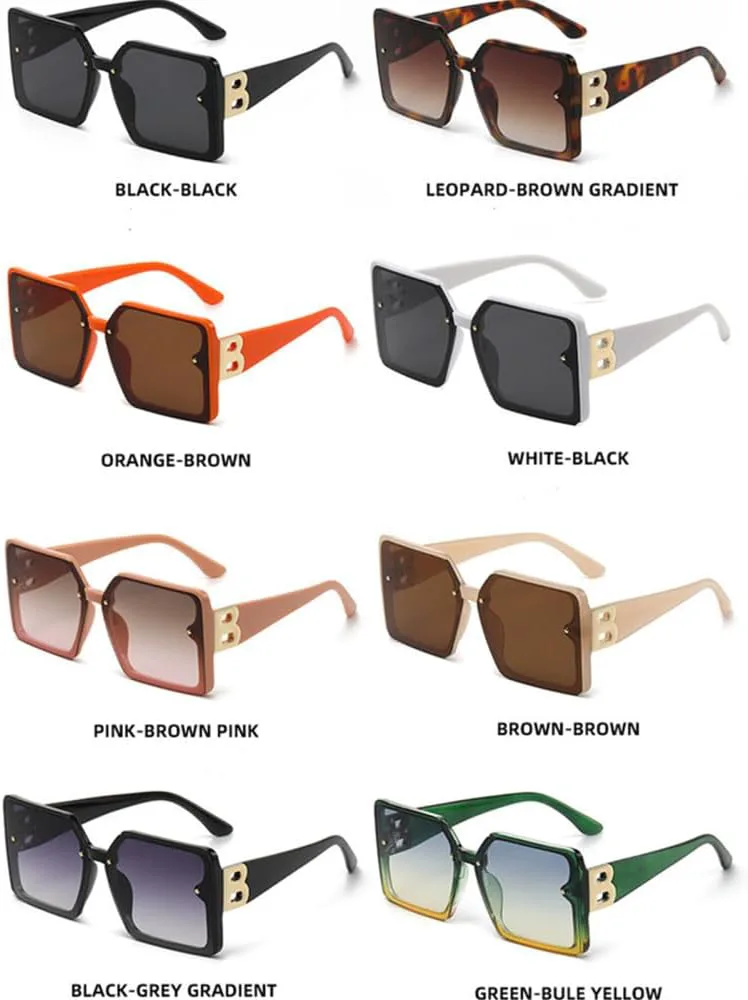 

Женские солнцезащитные очки в винтажном стиле с прозрачным градиентом, мужские панк-солнцезащитные очки, цвет шампанского, один размер MTZJH, Champagne Clear