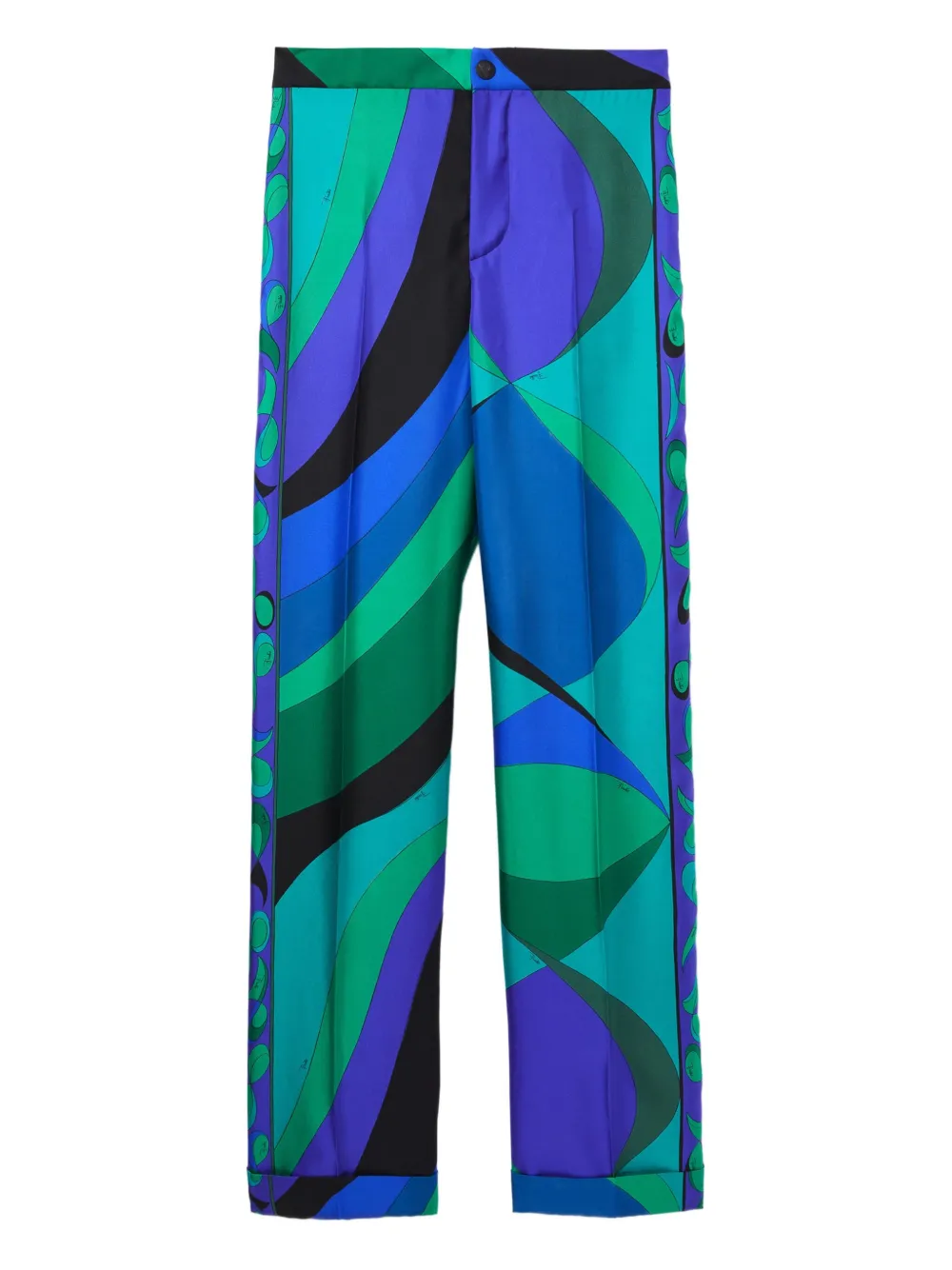 

Широкие брюки с узором Pesci PUCCI, зеленый