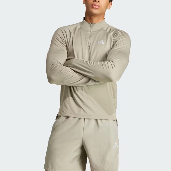 Футболка мужская серебряная Adidas, цвет Silver — фото 3