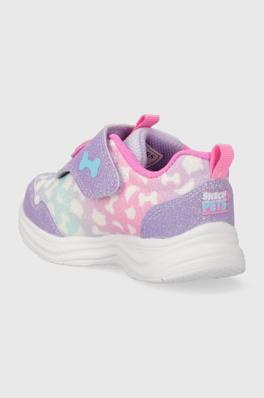Детские кроссовки GLIMMER KICKS Skechers, фиолетовый — фото 4