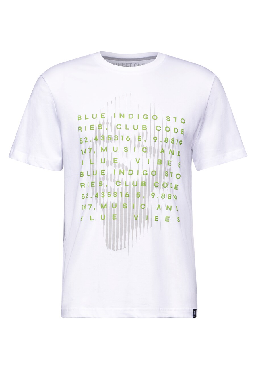 

Классическая футболка Street One MEN Shirt, белый