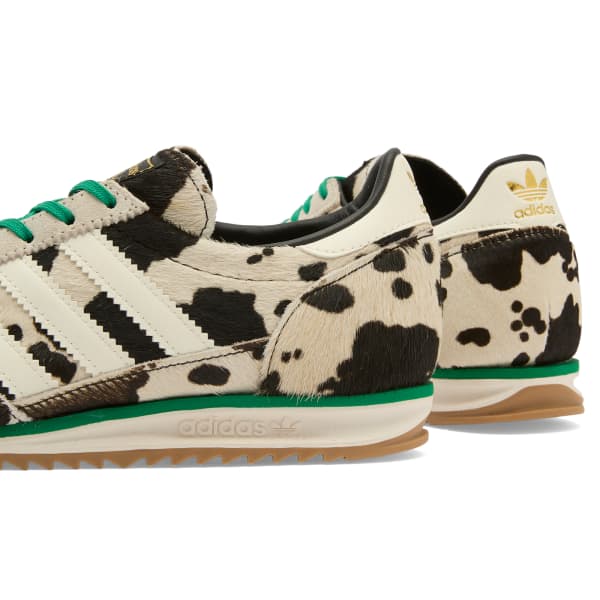 Сникерсы Adidas Sl 72 og, core black, off white & court green — фото 3