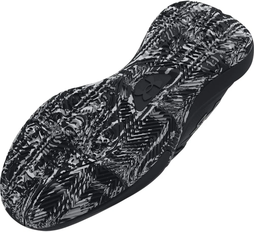 Баскетбольные кроссовки Under Armour GS Lockdown 7 (европейская версия), Black Metallic Silver — фото 3