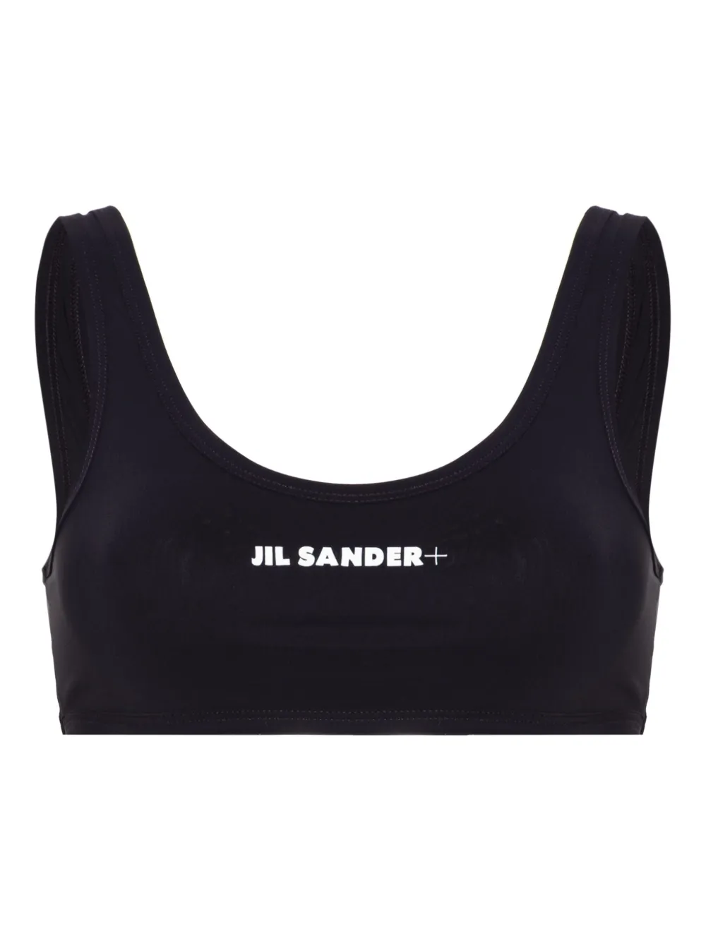 

Топ бикини с логотипом JIL SANDER, синий