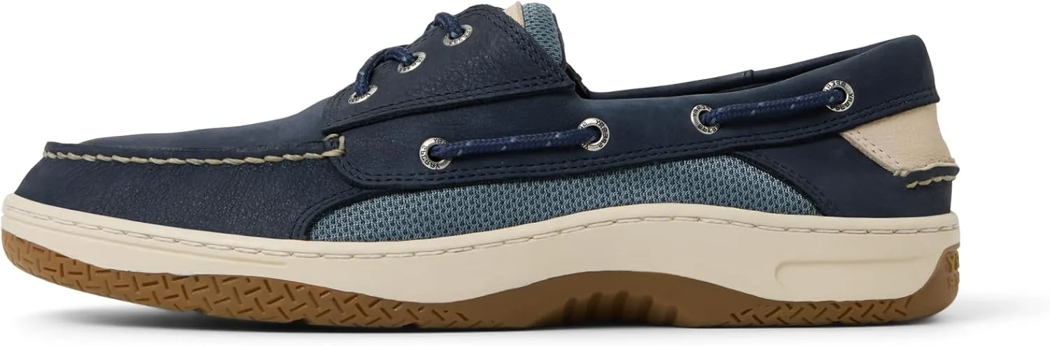 Мужские туфли-дерби на шнуровке Sperry Top Side Billfish с тремя люверсами, темно-синий