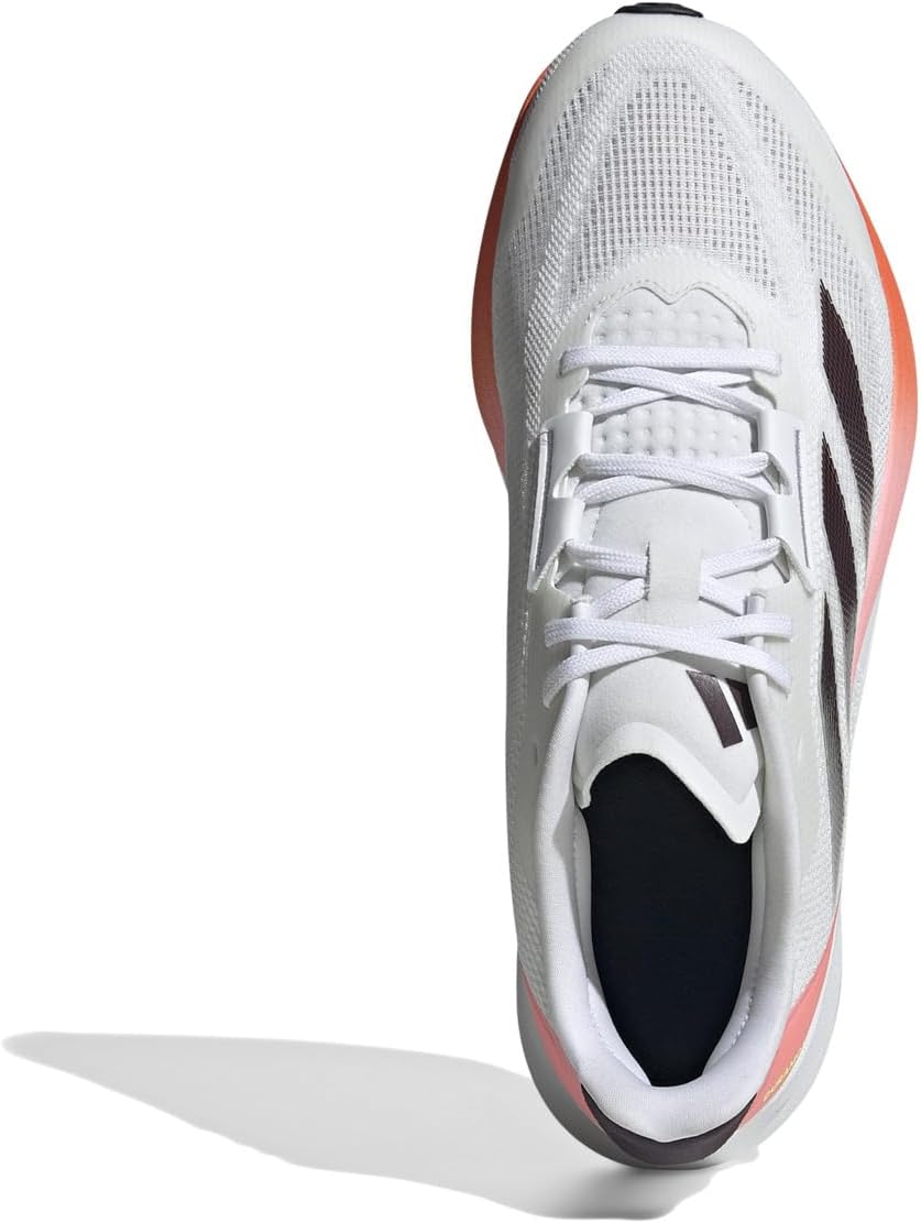 Кроссовки adidas Running Duramo Speed, цвет White/Aurora Met./Solar Red — фото 2