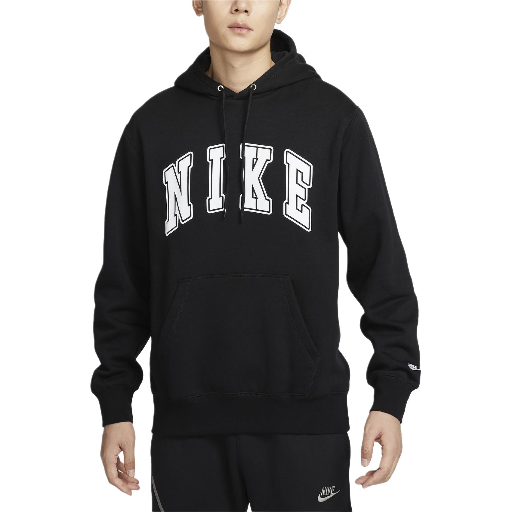 

Толстовка Club Мужская Черно-белая Nike