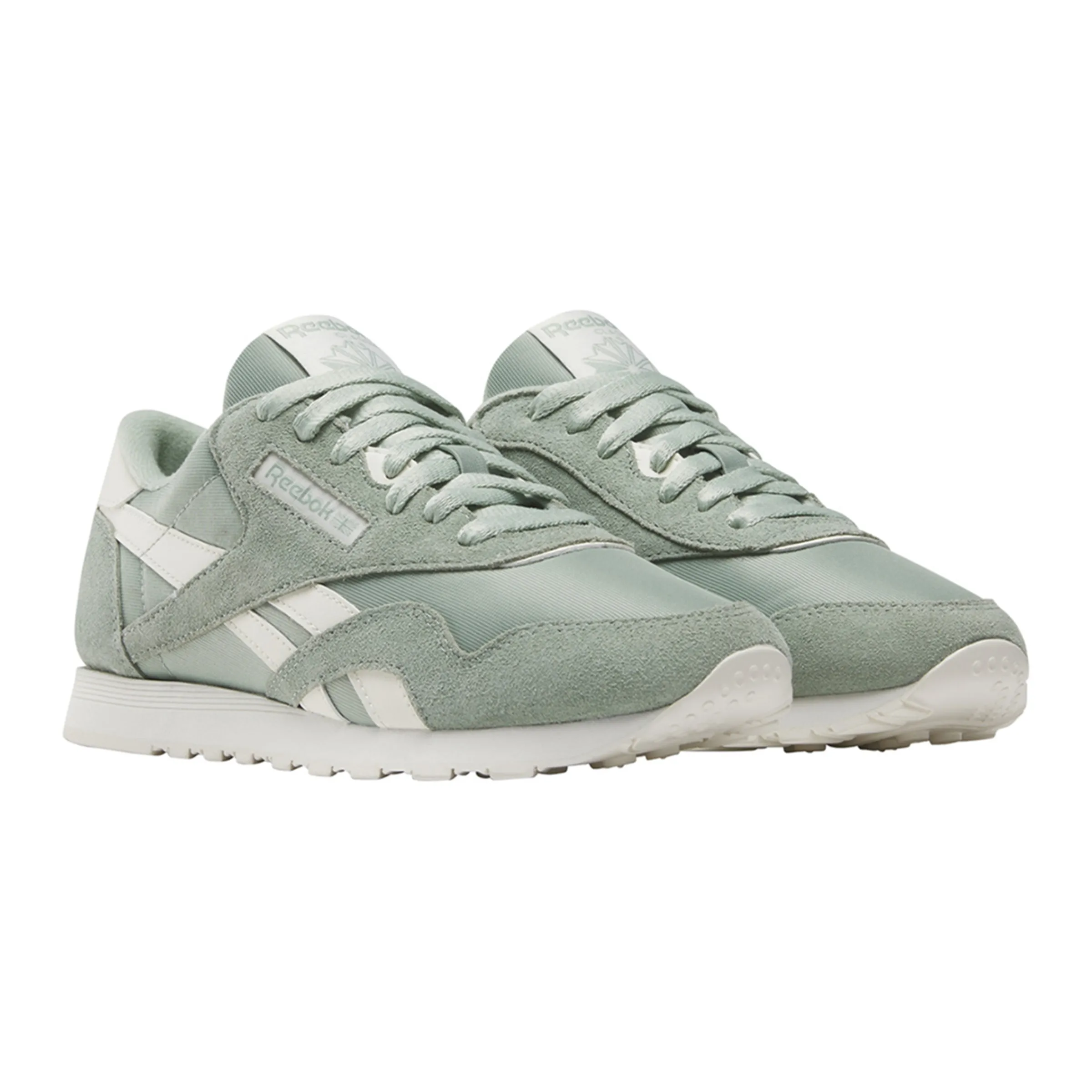 Женские повседневные кеды CLASSIC NYLON Reebok, зеленый — фото 2