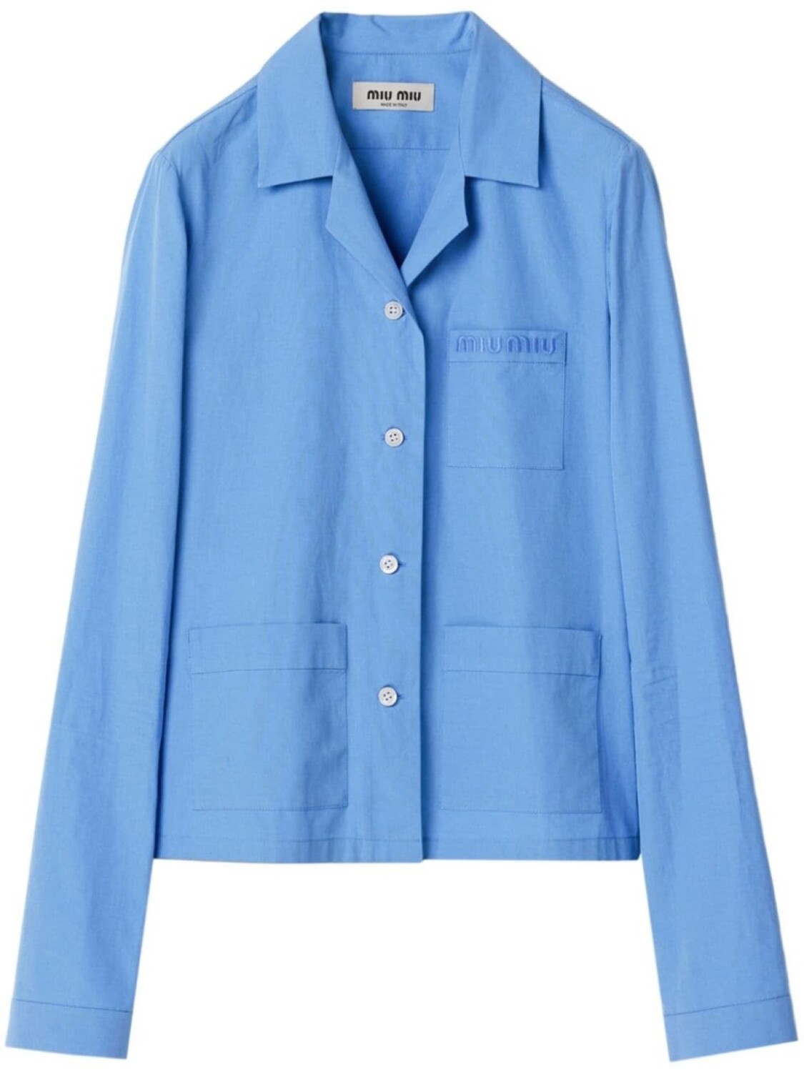 

Miu Miu рубашка Pocket, синий