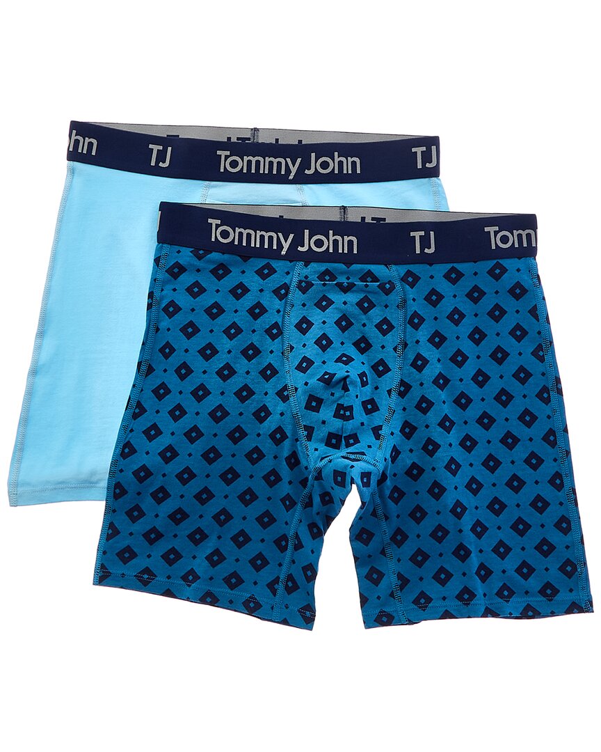 

Трусы-боксеры Tommy John 2pk Stretch, синий