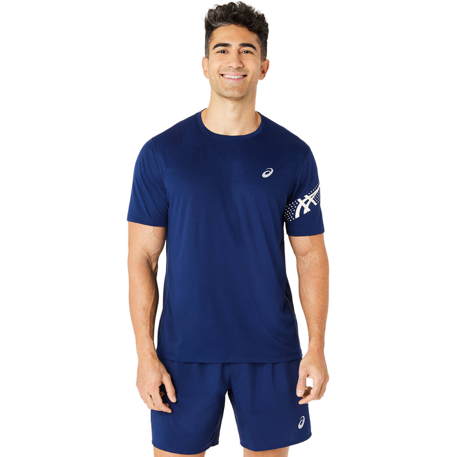 

Значок бегущей рубашки Asics, синий