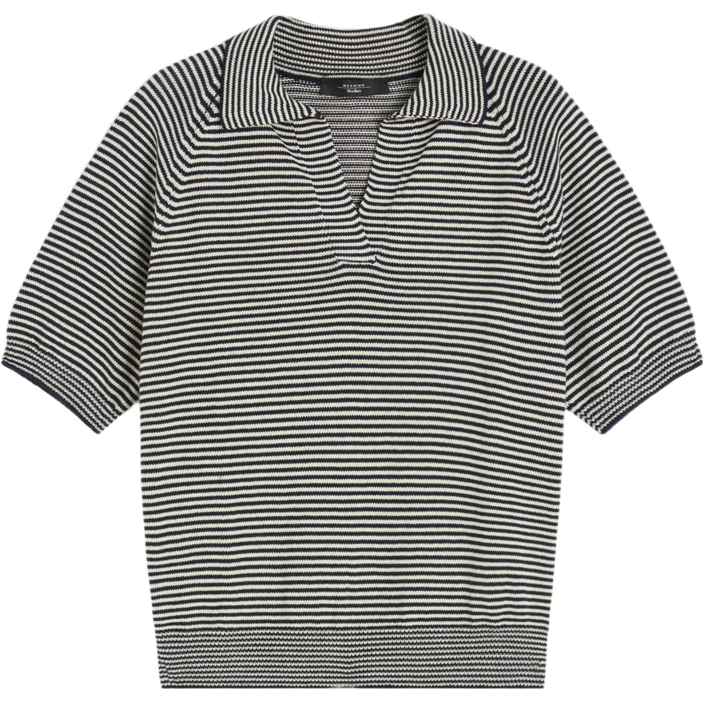 

Weekend Max Mara Junior поло в полоску WEEKEND MaxMara, серый