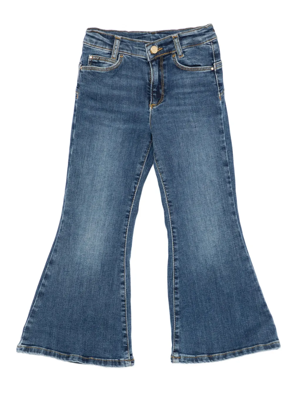 

Джинсы-клёш с пятью карманами Liu Jo Kids, синий