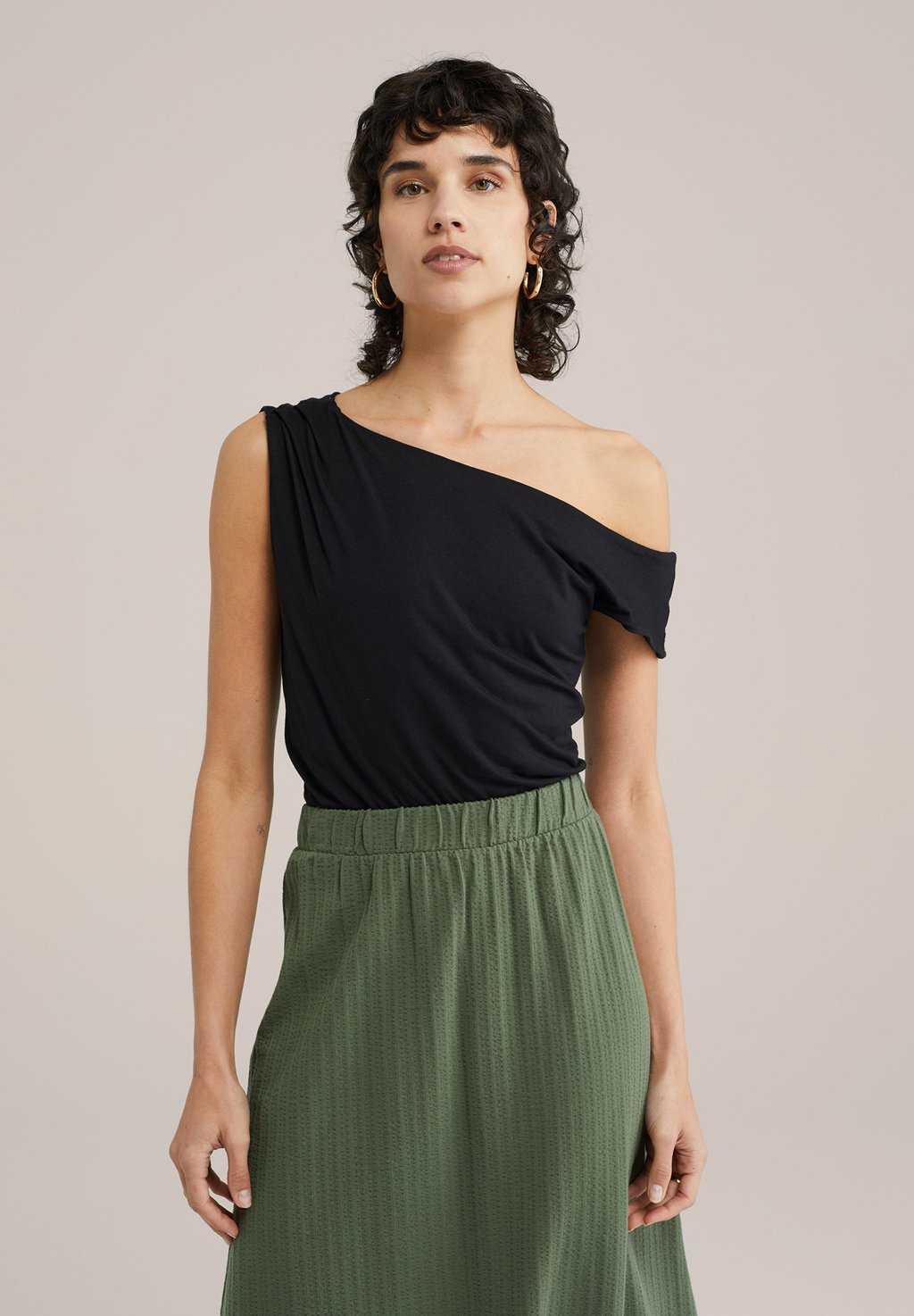 

Топ OFF SHOULDER WE Fashion, черный