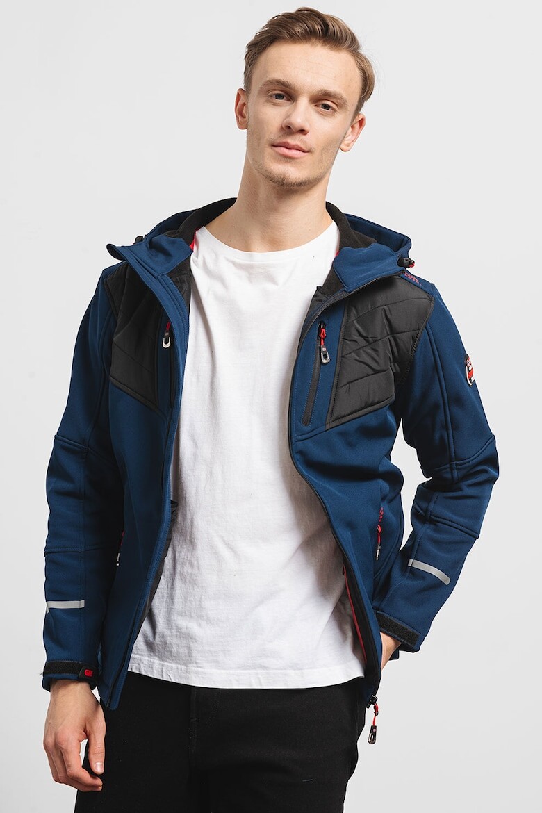 

Куртка Tarknight с капюшоном и регулируемыми манжетами Geographical Norway, черный