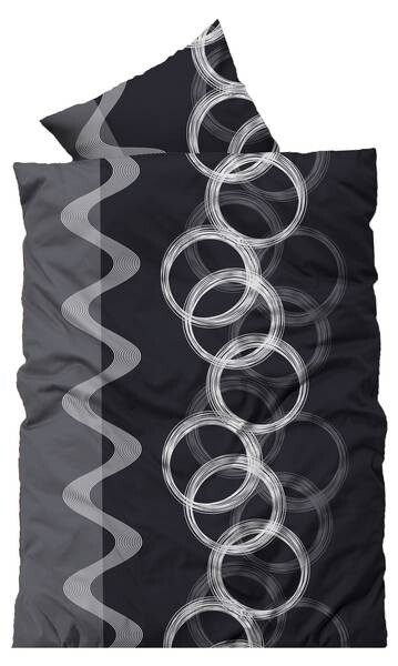 

Зимнее постельное белье One-Home Thermofleece Kreise, 135x8x200 см, серый