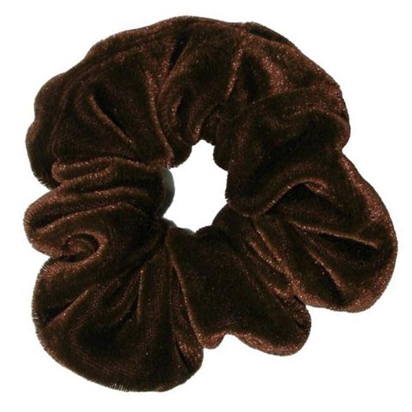 

Резинка для волос velour scrunchie Soho, dunkelbraun, количество 1 шт.