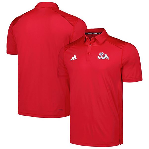 

Мужская футболка adidas red fresno state bulldogs classic aeroready polo Unbranded