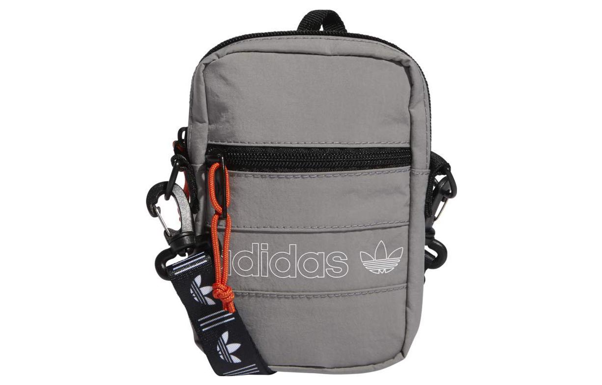 

Adidas Originals Хлопковая поясная сумка унисекс серебристая, Silver