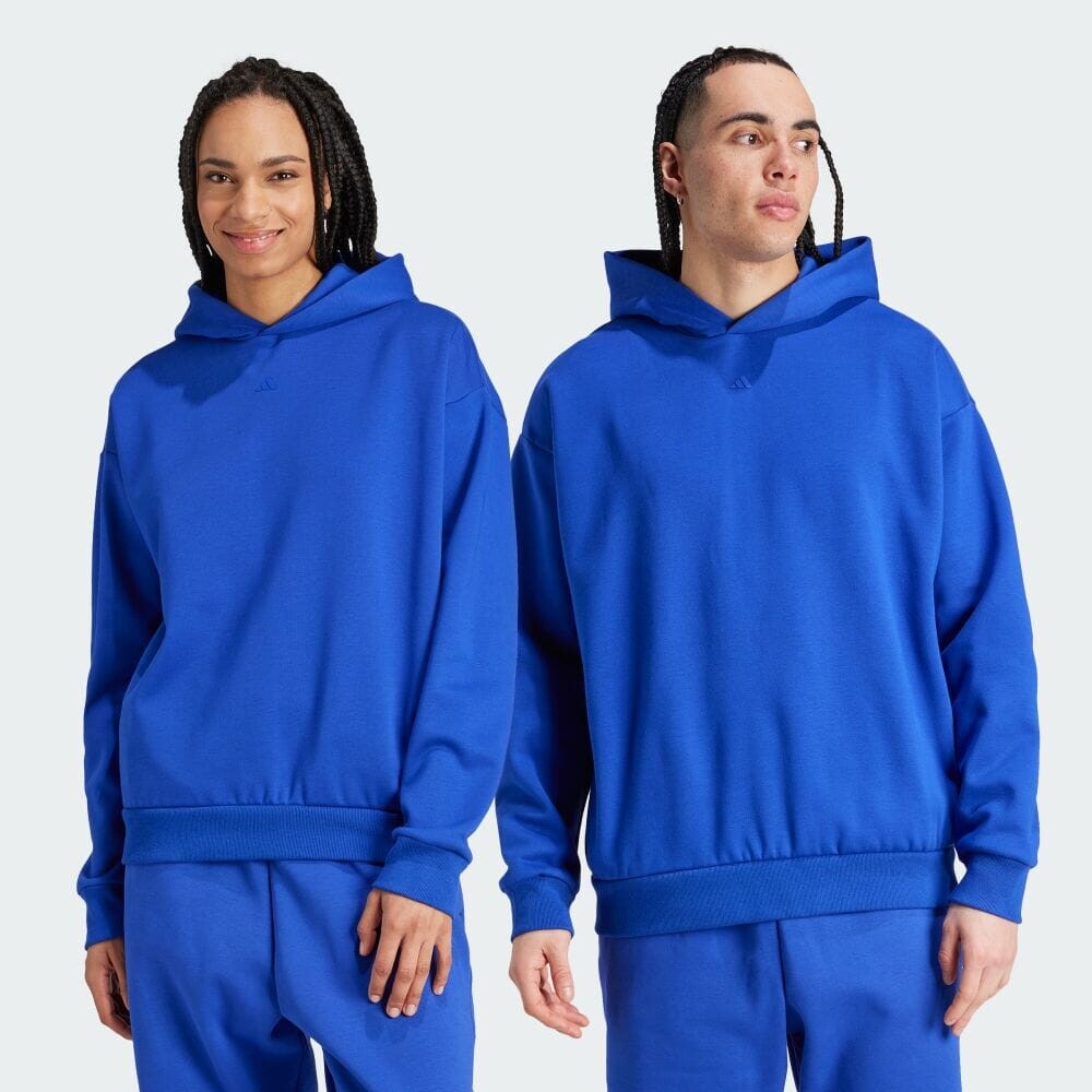 

Толстовка Adidas One Basketball Fleece Hoodie, цвет Lucid Blue