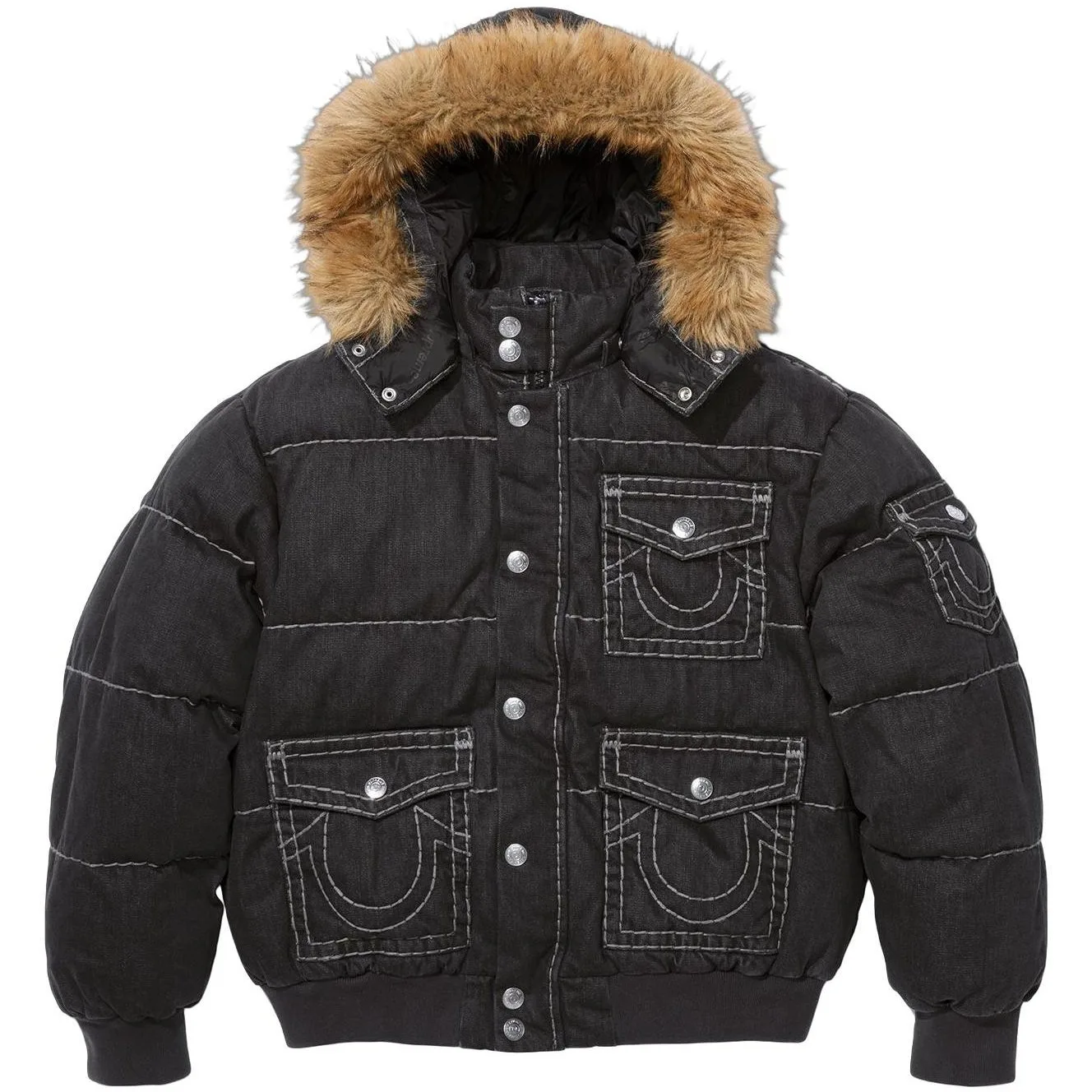 Куртка пуховик TRUE RELIGION FW25 WEEK13 Supreme, черный
