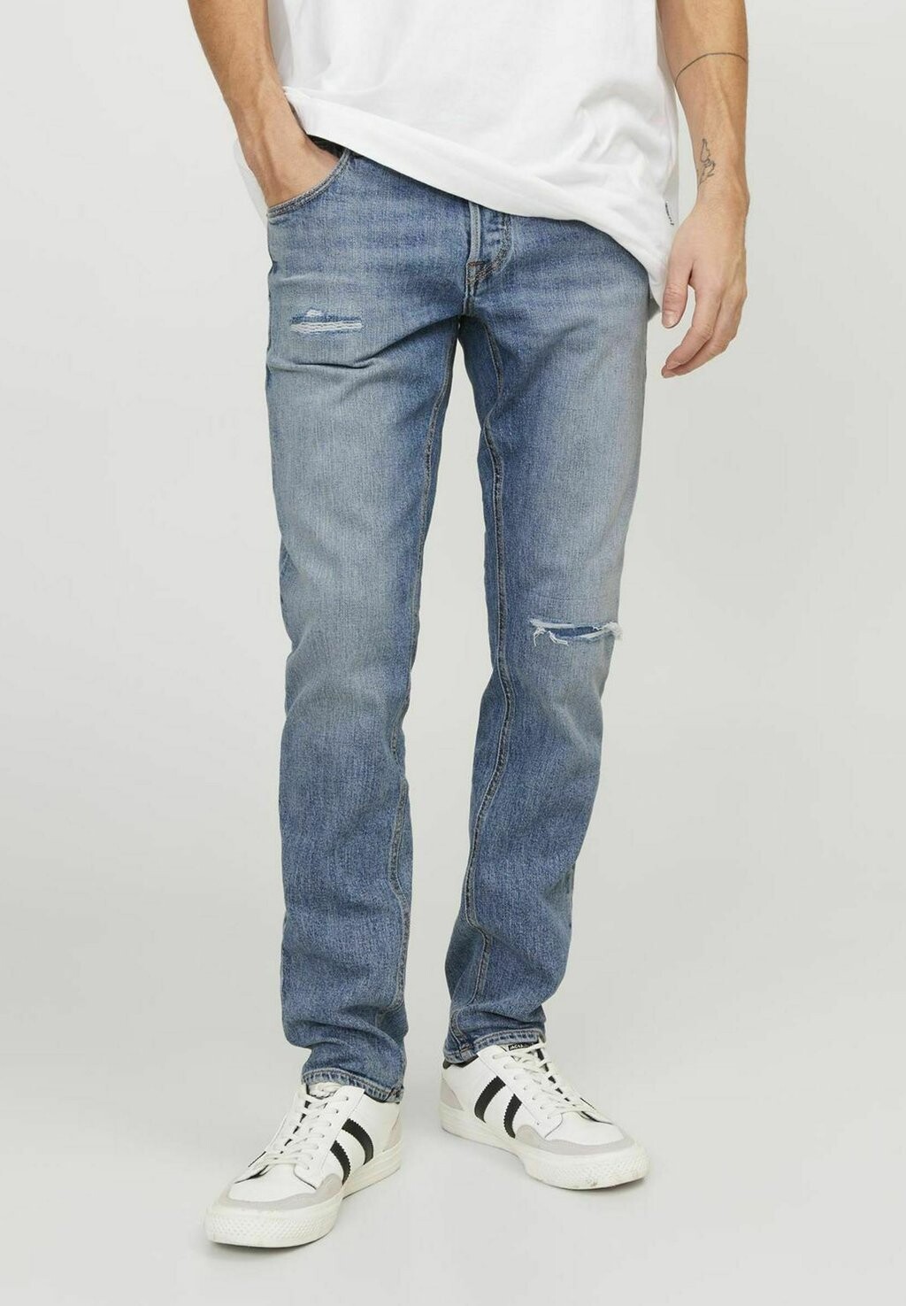 

Джинсы-сигареты Jjiglenn Jjcole Jack & Jones, цвет blue denim