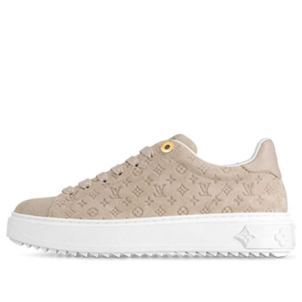 Кроссовки time out sneakers 'beige minimonogram' Louis Vuitton, бежевый