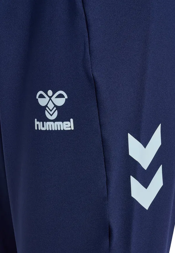 Штаны футбольные детские Hummel Dbu 26 pro tr, цвет темно-синий — фото 3
