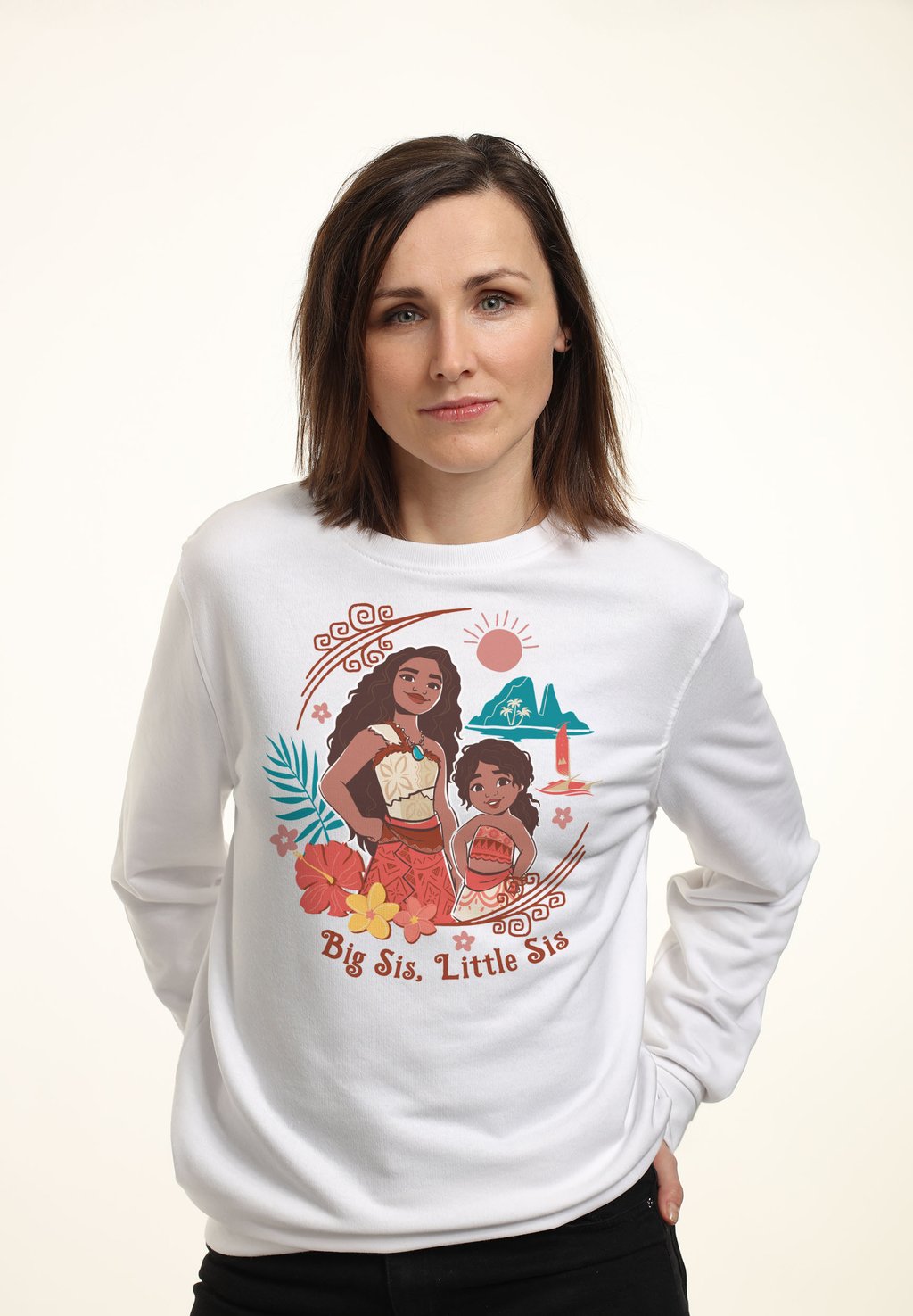 

Толстовка MOANA SISTERS LOVE Disney, белый
