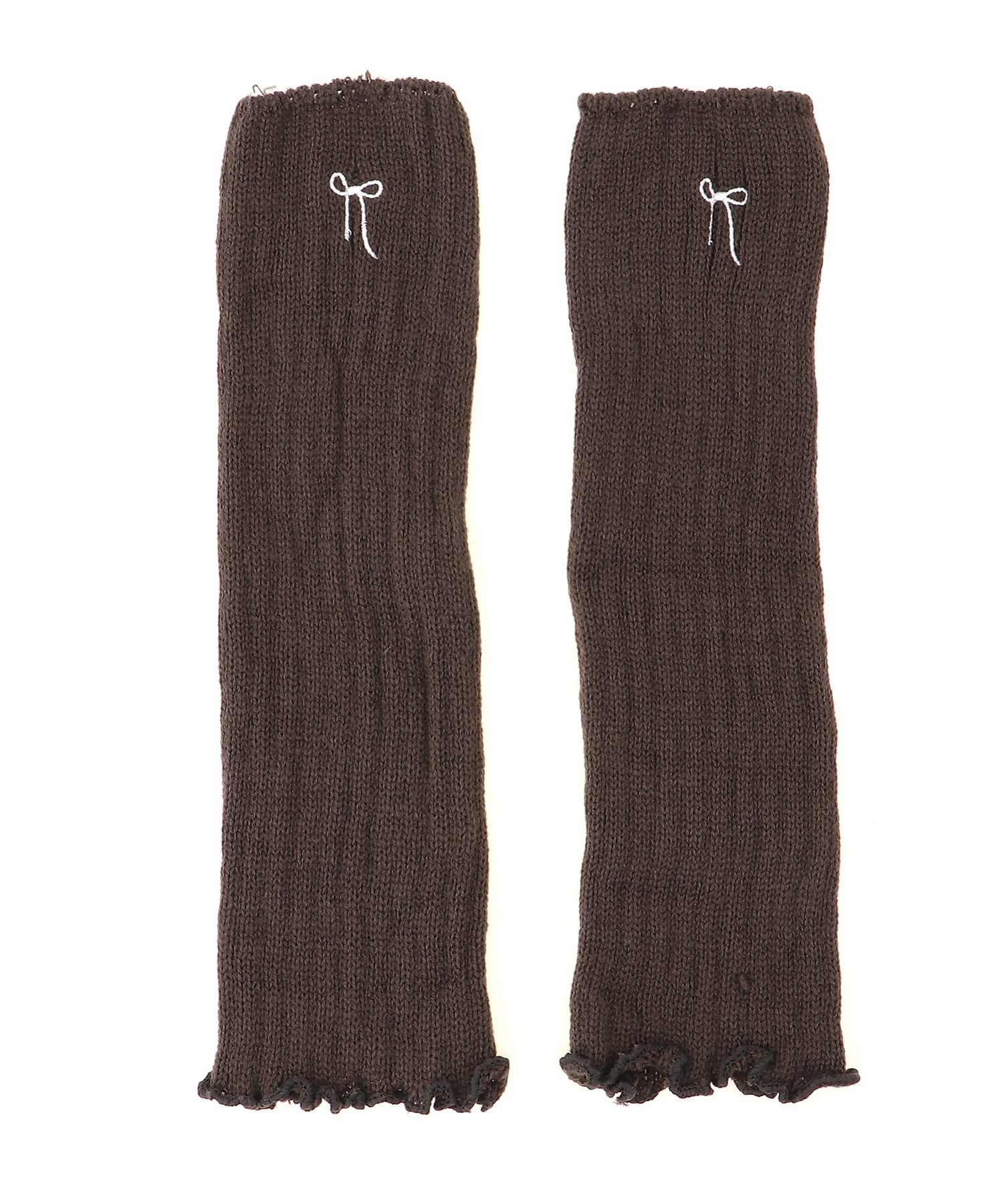 Lulu Noix гетры с вышивкой лентой Lulu Noix, Dark Gray