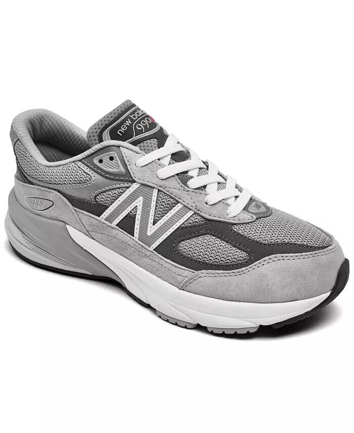 

Повседневные кроссовки Big Kids 990 V6 от Finish Line New Balance, серый