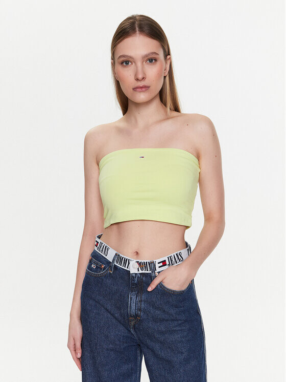 

Узкая блузка Tommy Jeans, зеленый