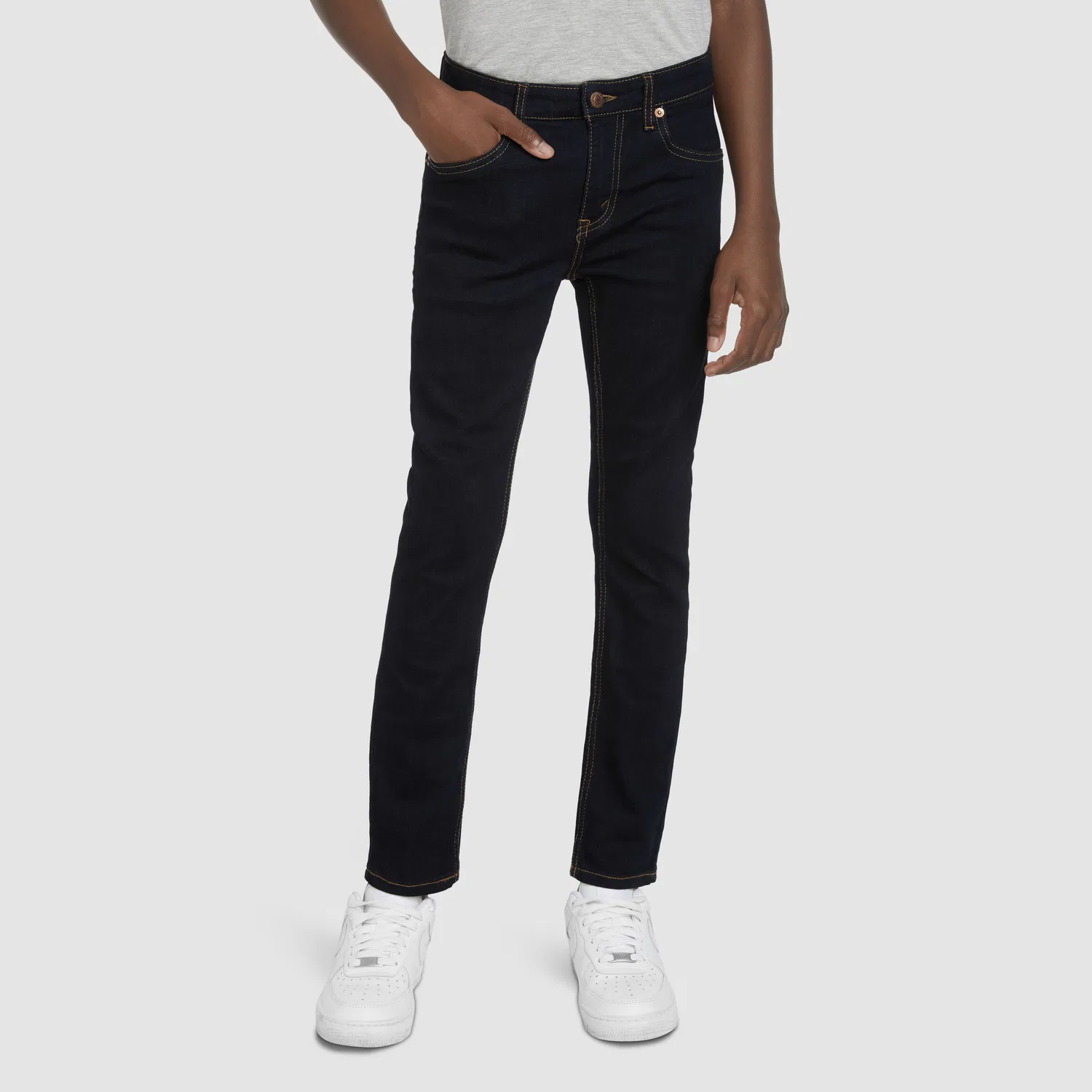 Джинсы 510 Skinny Fit Everyday Performance Jeans для мальчиков 8-20 размера Levi's, Dark Wash — фото 2