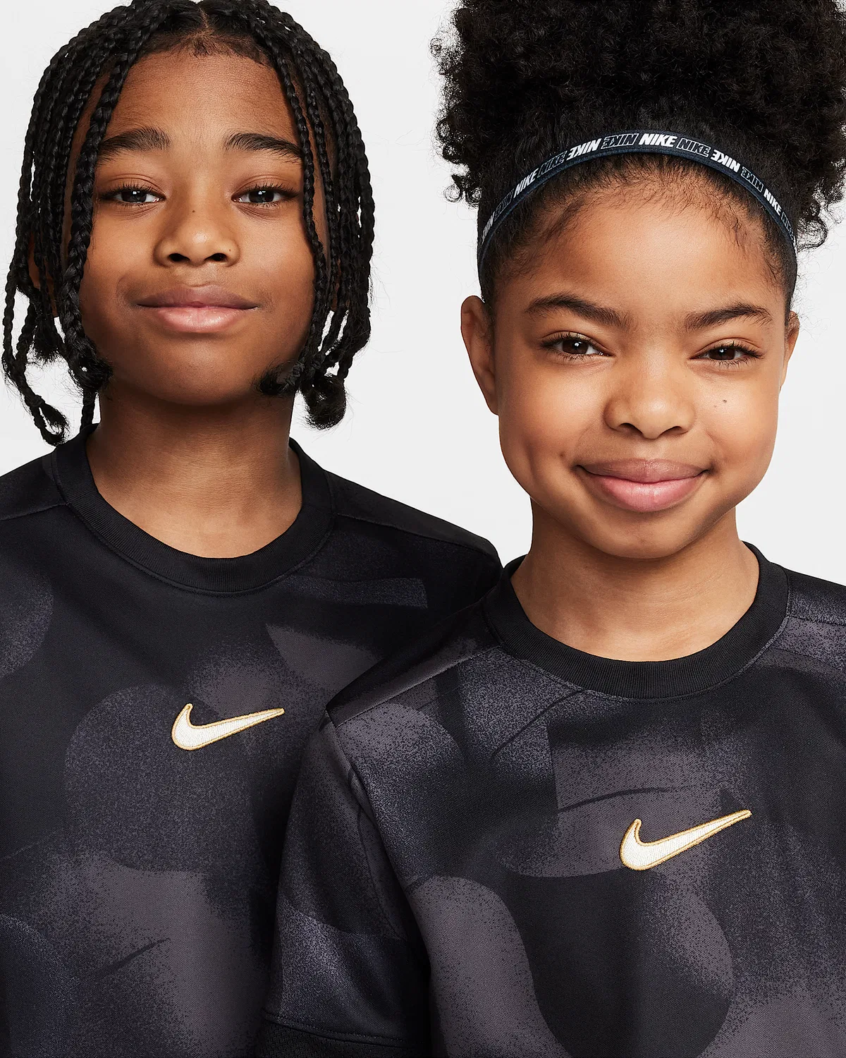 Детская футболка Nike Academy+ Dri-FIT с коротким рукавом, Dark Grey/Black/Anthracite/Pale Ivory — фото 3