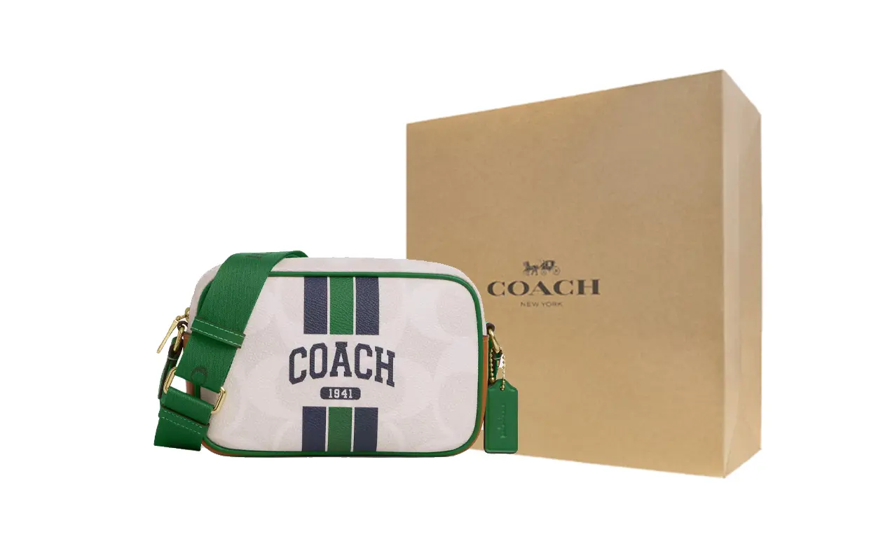 

Сумка через плечо mini Jamie Coated Canvas, женская, multicolor COACH, Gift Box Set (Set+желтый Box)