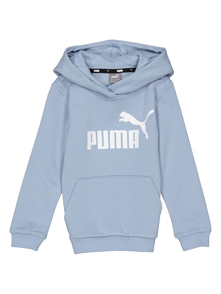 

Пуловер с капюшоном Puma, светло-синий