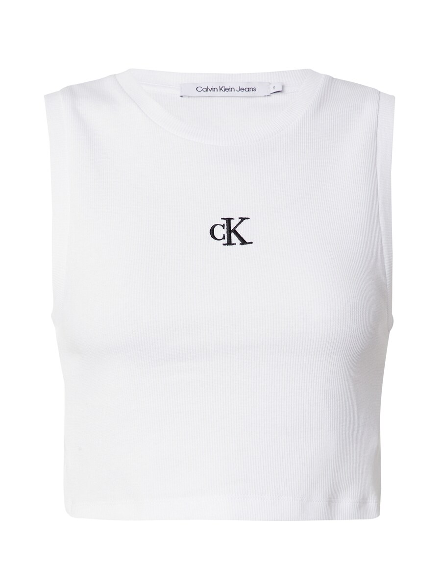 

Укороченный топ Calvin Klein Jeans Top, белый