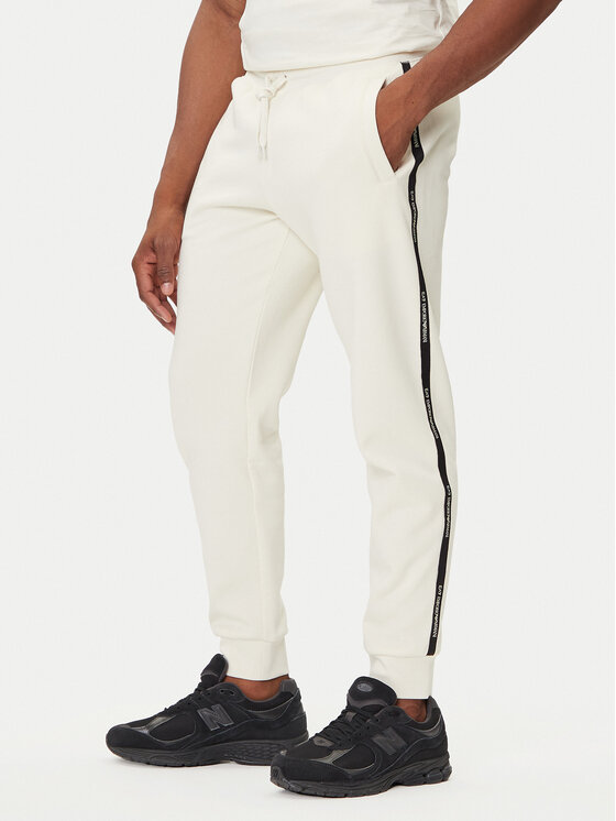 

Джоггеры regular fit 7M000974 AF10377 U1105 Ea7 Emporio Armani, бежевый