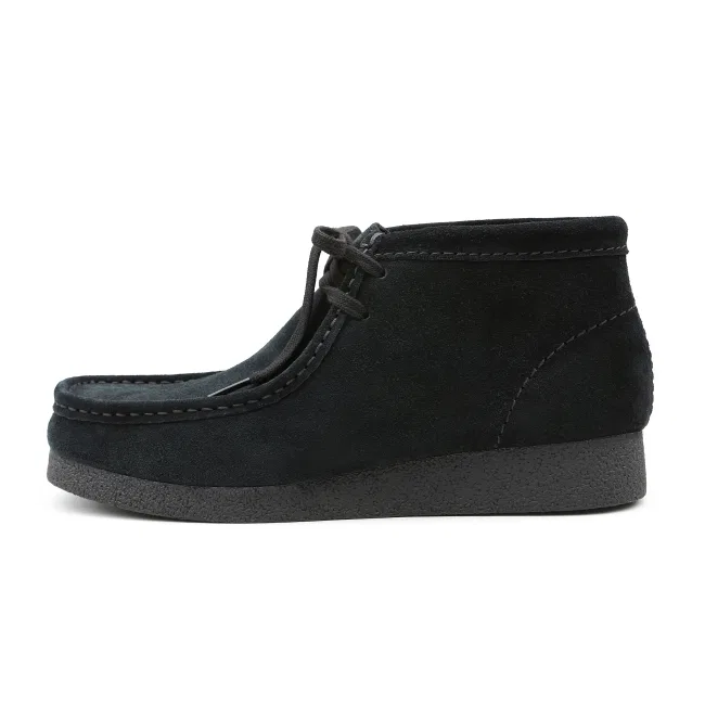 Мужские чёрные повседневные ботинки Wallabee Evo от Clarks — фото 2