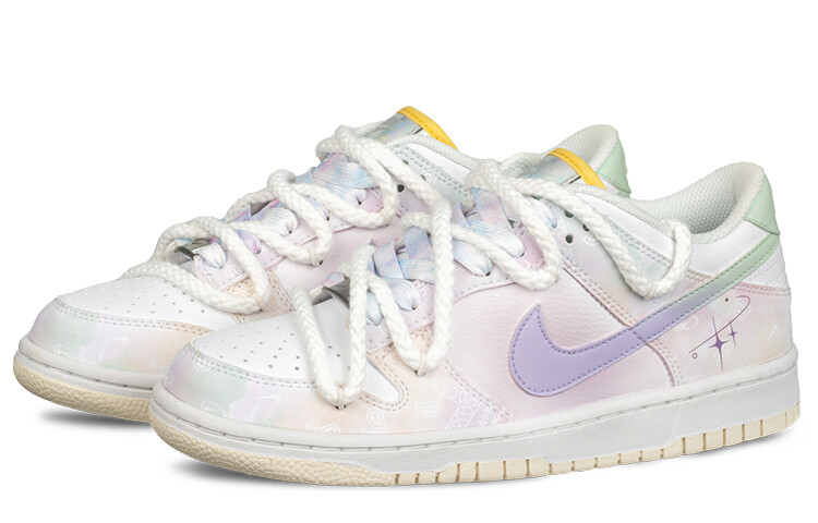 

Кроссовки Nike Dunk Skateboard Shoes Women's Low-Top Pink Purple