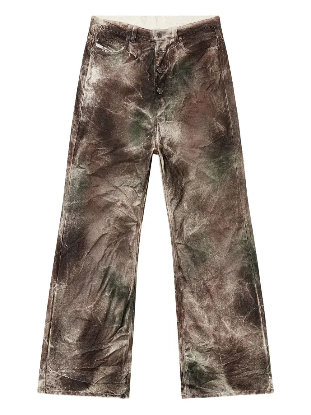 

Прямые брюки с завышенной талией из коллаборации с Thug Club Diesel, коричневый