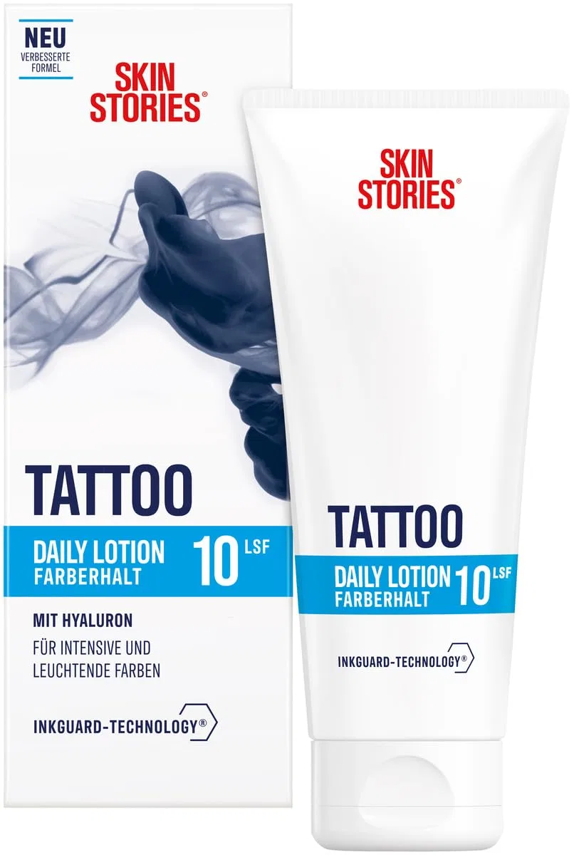 Увлажняющий лосьон для татуировок «Daily Lotion» от SKIN STORIES, SPF 10, 100 мл (6 шт.) Skin Stories