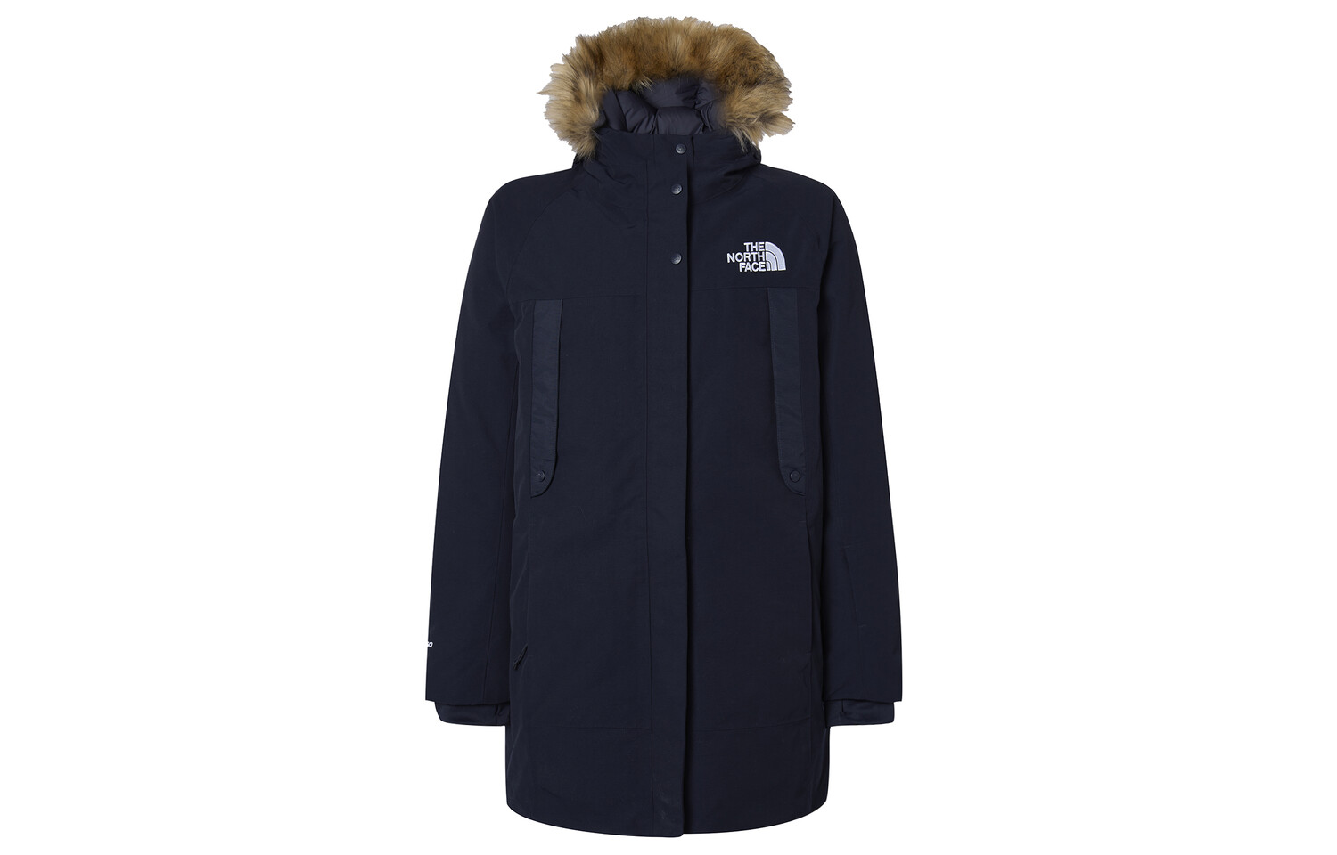 

Пуховик женский темно-синий The North Face