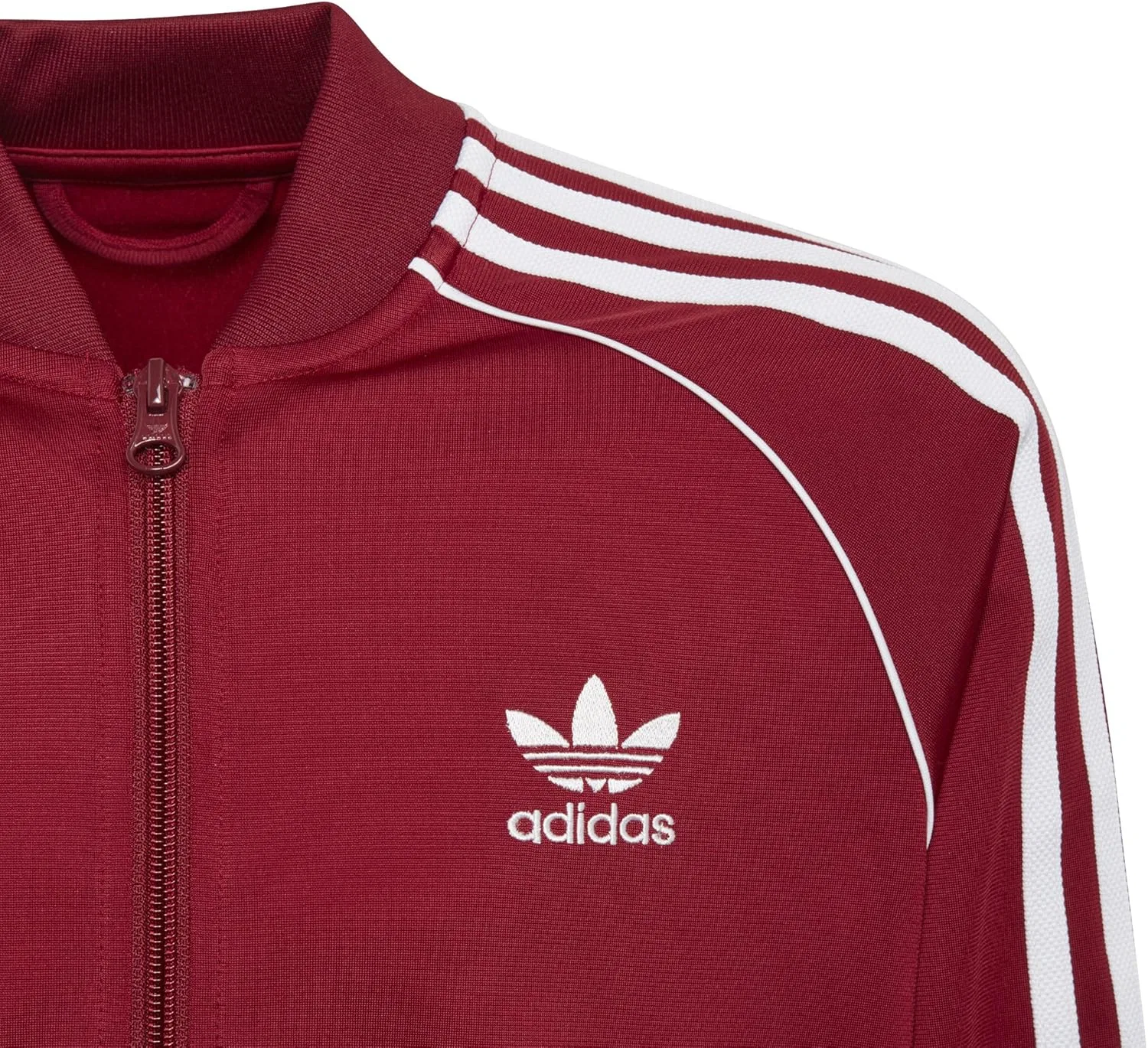 Детская ветровка Adidas, цвет Collegiate Burgundy — фото 3